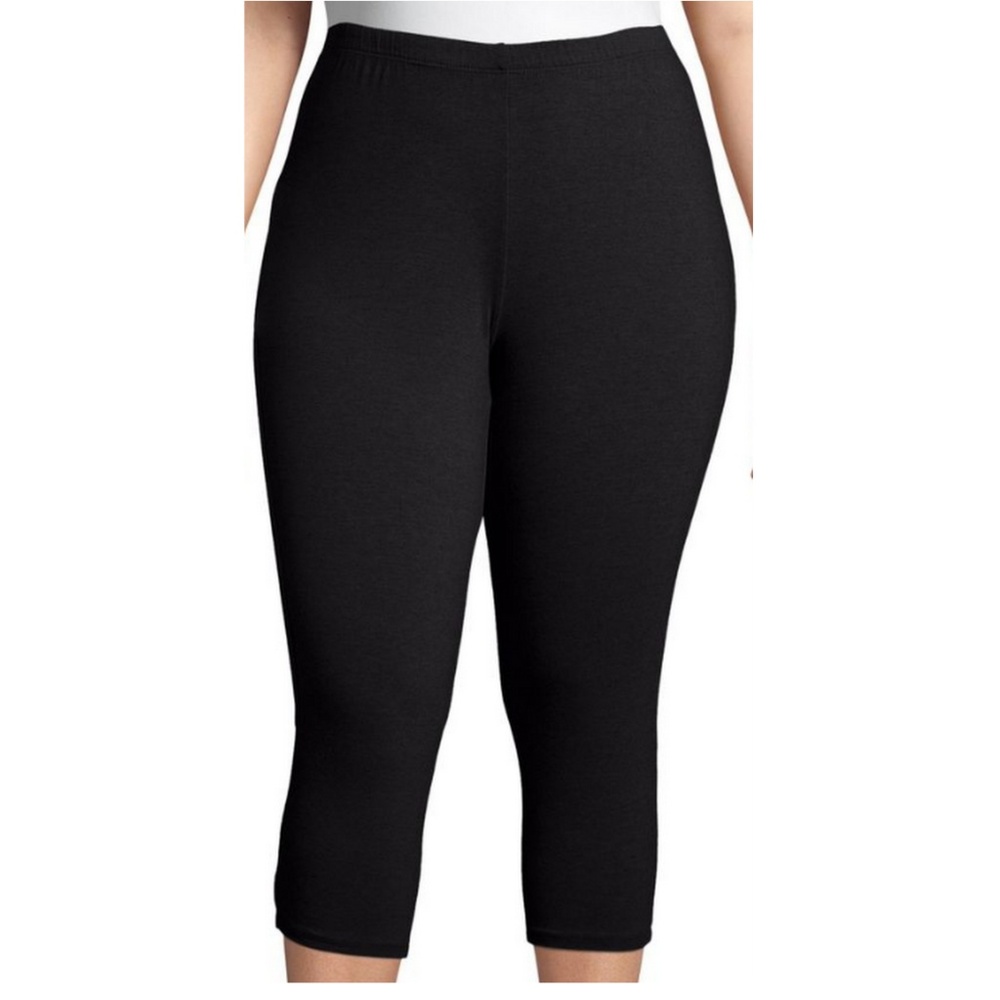 Just My Size Stretch Cotton Capri Legging Size 2X